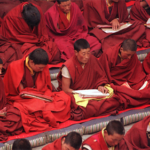 Monks reading