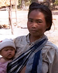 Eastern Bru in Laos photo