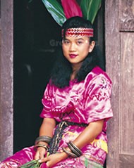 Maanyak Dayak in Indonesia photo