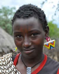 Tsamai in Ethiopia photo
